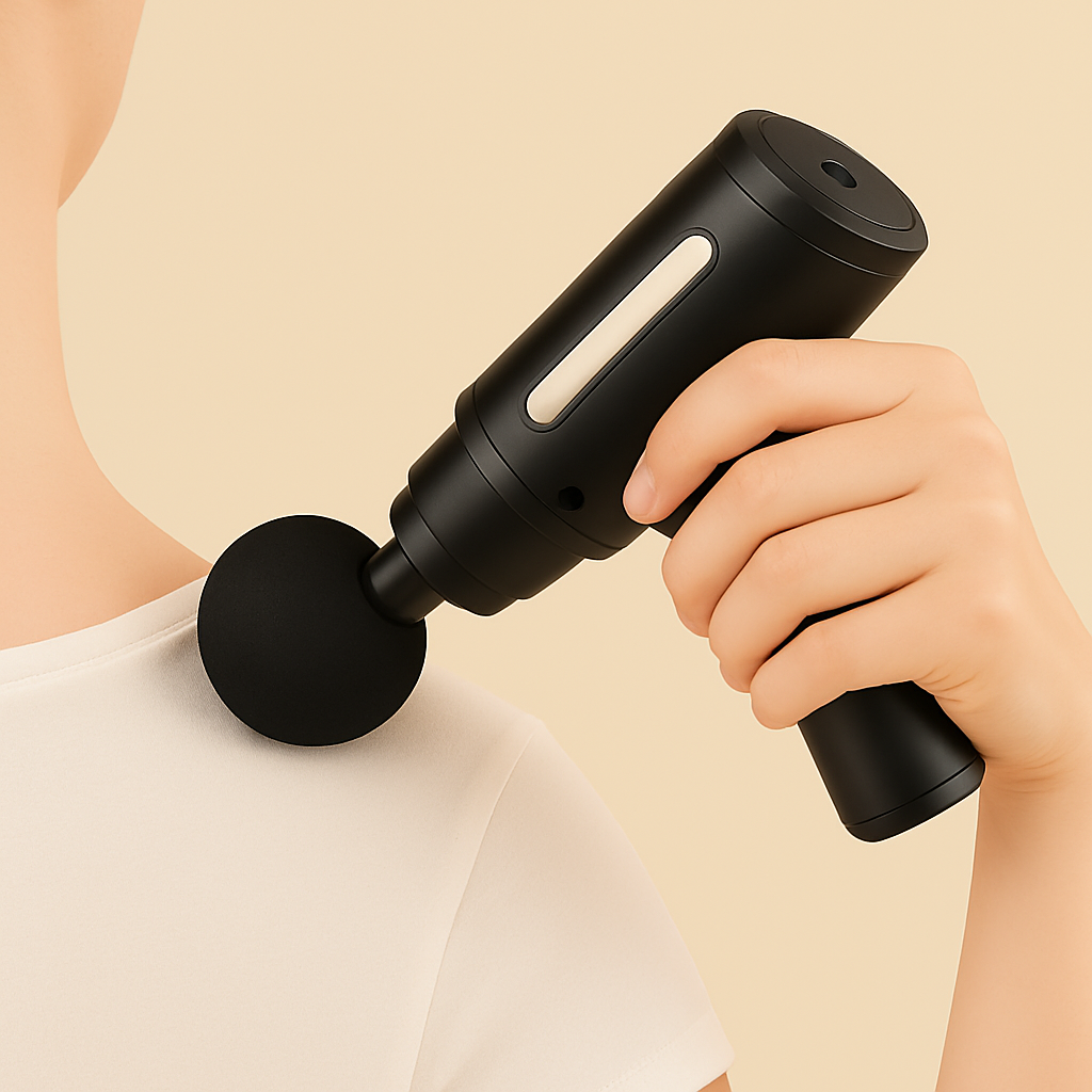 Mini Pistolet de Massage UltraSilencieu Noir