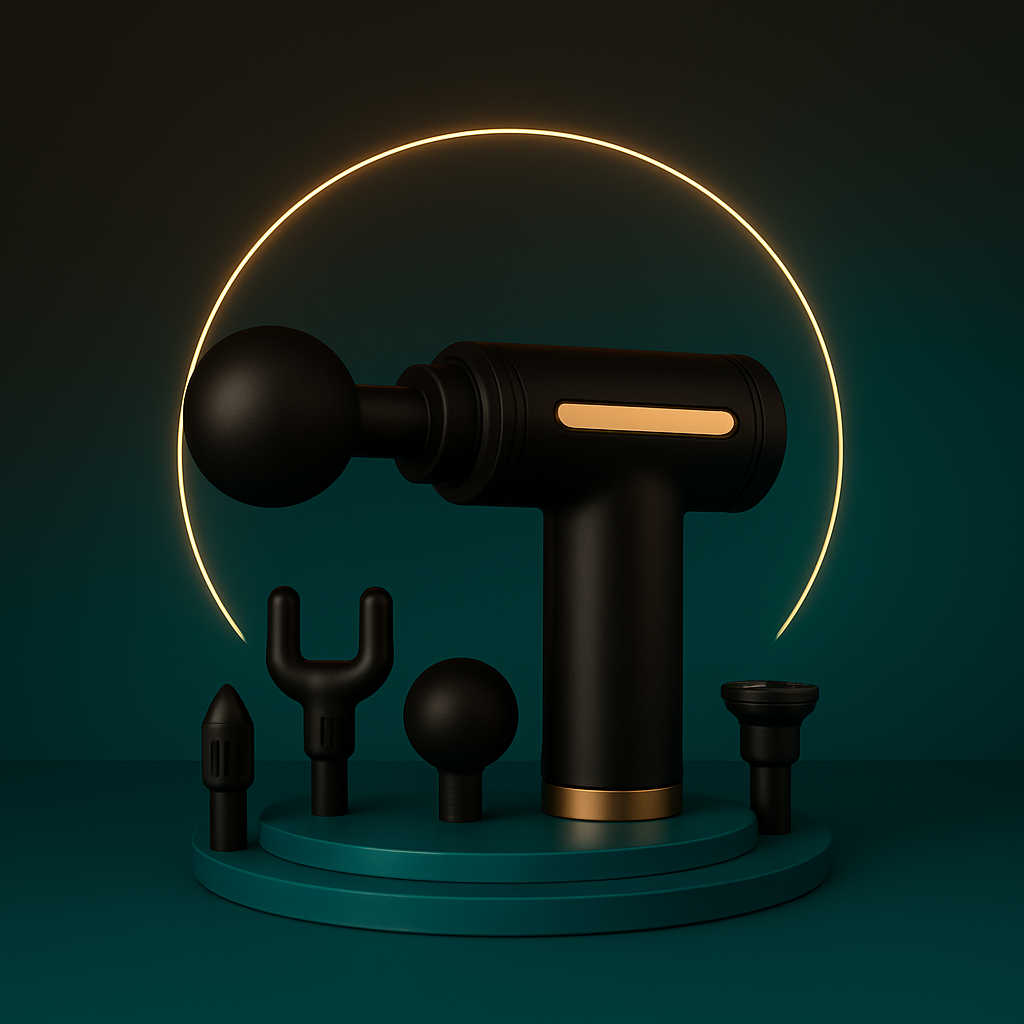 Mini Pistolet de Massage UltraSilencieu Noir