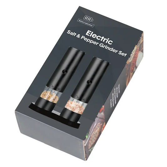 Moulin Électrique Sel & Poivre – Rechargeable USB & Grande Capacité